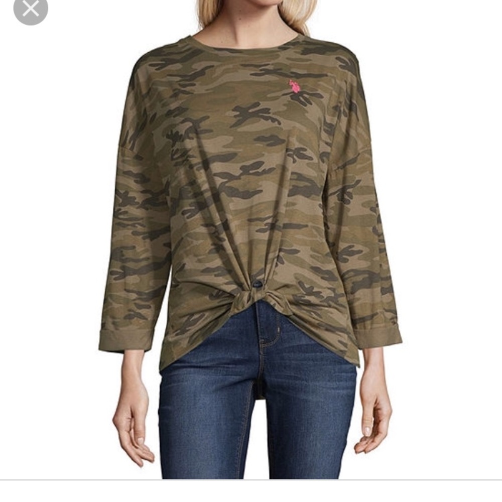 Camo U.S. polo